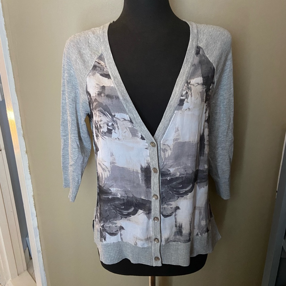 NWOT Maurices Print Cardigan